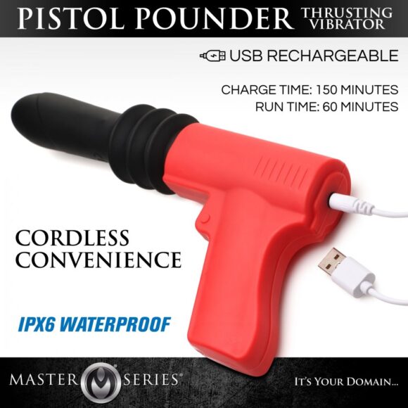 Pistola Pounder Thrusting Vibrator - Image 3