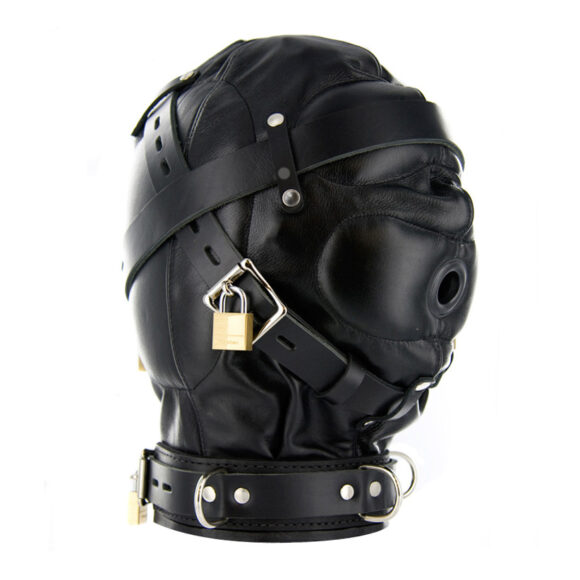 Strict Leather Sensory Deprivation Hood- ML - Image 2