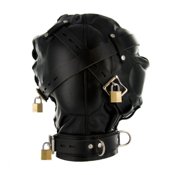 Strict Leather Sensory Deprivation Hood- ML - Image 3